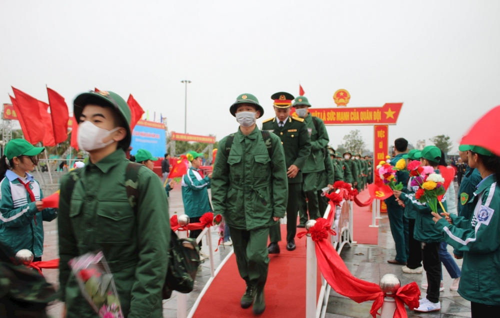 Hải Dương: 2500 thanh niên ưu tú Hải Dương lên đường nhập ngũ