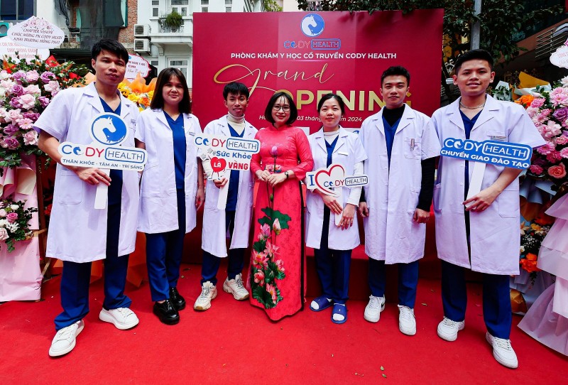 Khai trương Phòng khám chuyên khoa Y học cổ truyền Cody Health Khai trương Phòng khám chuyên khoa Y học cổ truyền Cody Health