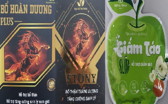 Hàng loạt sản phẩm bổ thận, tăng cường sinh lý, giảm béo chứa chất cấm