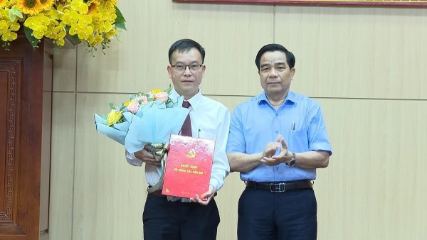 Quảng Nam: Phó Chánh Thanh tra tỉnh được bổ nhiệm giữ chức vụ Phó Chánh Văn phòng Tỉnh ủy