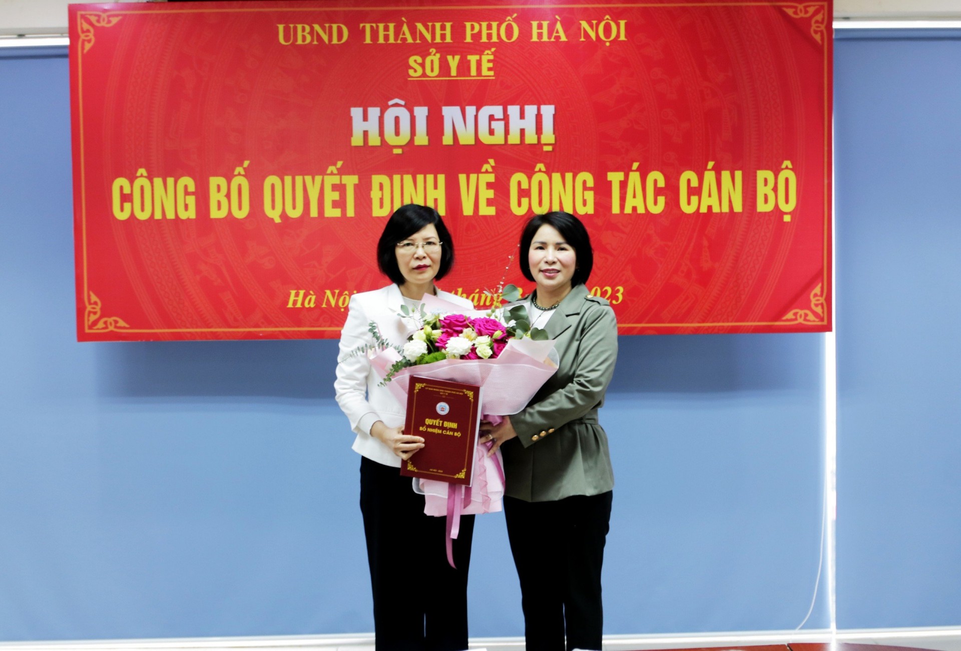 Sở Y tế Hà Nội công bố các quyết định về công tác cán bộ