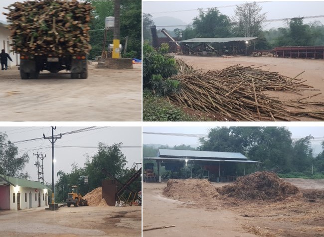 Tình trạng xe chở gỗ keo có dấu hiệu quá khổ, quá tải hoạt động trên địa bàn huyện Lạc Thủy gây ô nhiễm môi trường, ảnh hưởng đến sức khỏe người dân