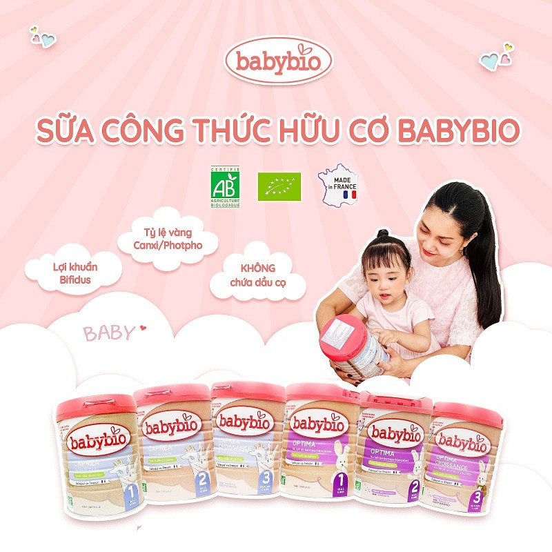 Sữa công thức hữu cơ được các bà mẹ tin dùng