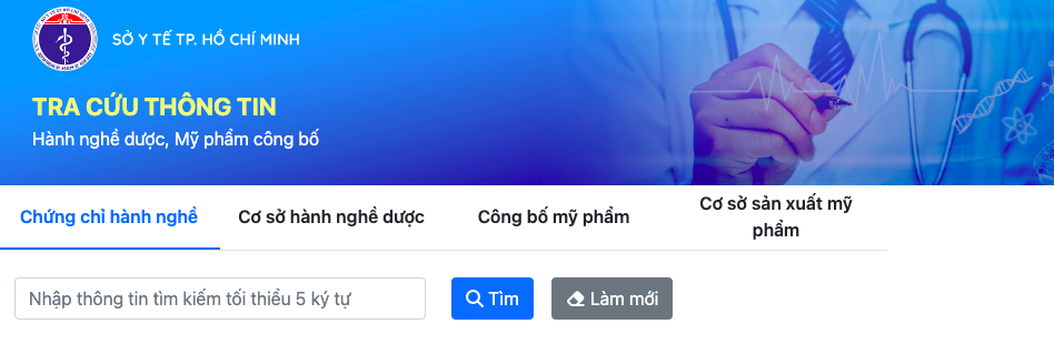 TPHCM tạo điều kiện cho người dân tra cứu thông tin về cơ sở kinh doanh dược phẩm