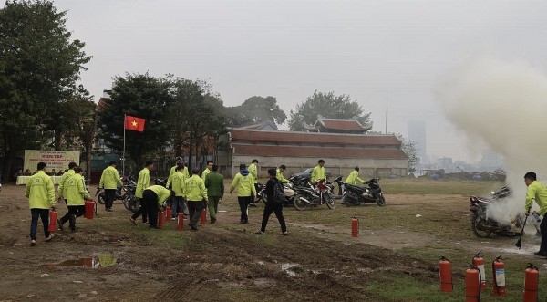 Hà Nội tổ chức Hội thi Tổ liên gia an toàn phòng cháy, chữa cháy