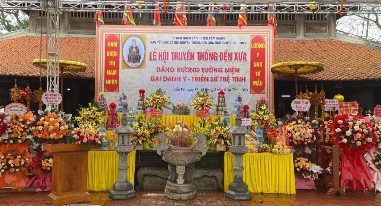Hội Nam Y Việt Nam: Dâng hương tưởng nhớ Danh y Tuệ Tĩnh- Một Thiền sư, một nhân cách lớn