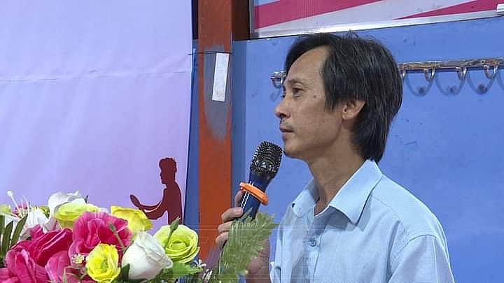 Ông Võ Hữu Hải - Ủy viên Ban Thường vụ Liên đoàn Lao động tỉnh, Chủ tịch Công đoàn Viên chức tỉnh, Trưởng ban tổ chức Giải 