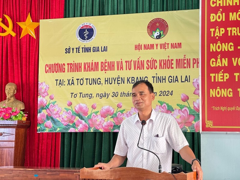 Đ/c Đinh Hoài Nam phó giám đốc sở Y Tế  Tỉnh Gia Lai đồng hành cùng chương trình