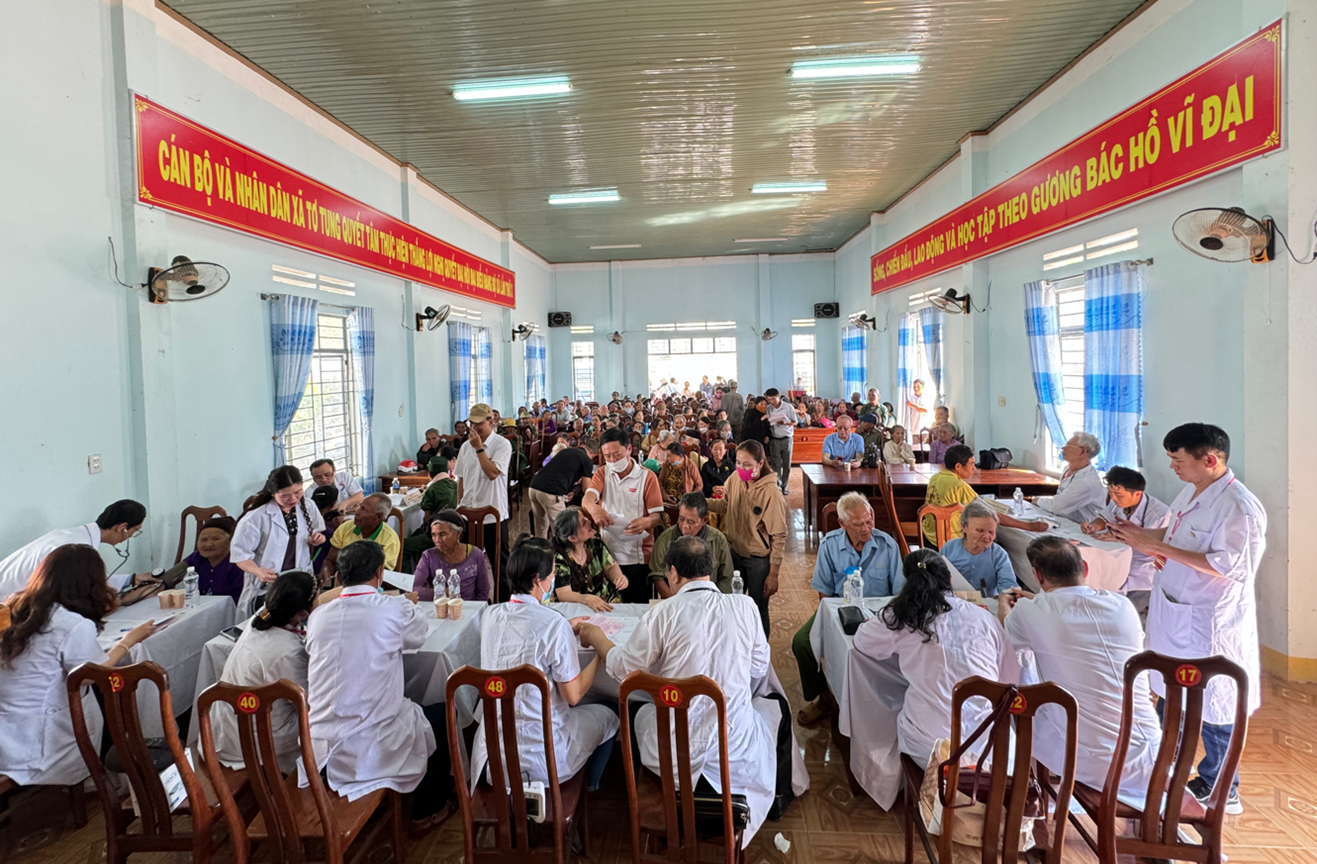 Hội Nam y Việt Nam khám bệnh và cấp thuốc miễn phí cho 250 người dân tại Gia Lai