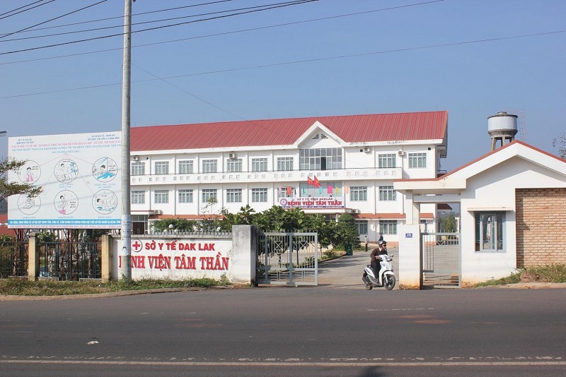 Bệnh viện Tâm thần Đắk Lắk, nơi xảy ra vụ việc. Ảnh: T/h