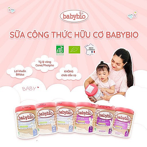 Sữa công thức hữu cơ cam kết 6 không gây sốt tại Việt Nam