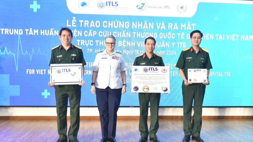 Ra mắt Trung tâm huấn luyện cấp cứu chấn thương quốc tế đầu tiên tại Việt Nam