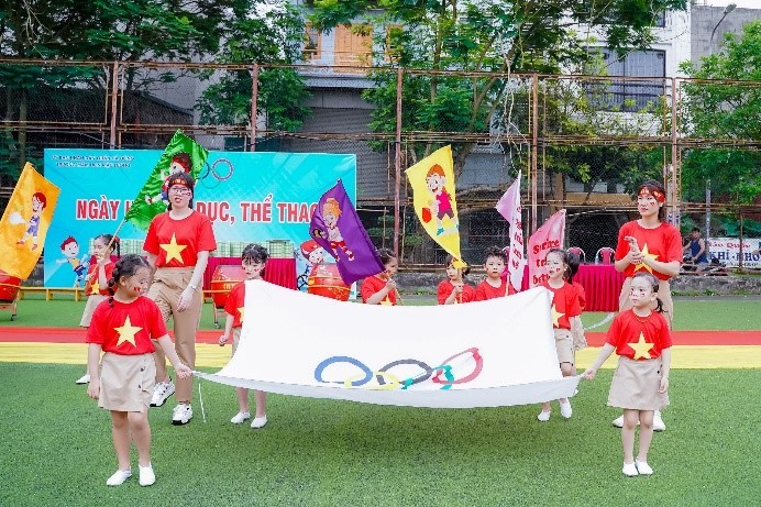 Trường mầm non Mậu Lương: Mở Hội Thể dục Thể thao chào mừng 30/4- 1/5 Trường mầm non Mậu Lương: Mở Hội Thể dục Thể thao chào mừng 30/4- 1/5