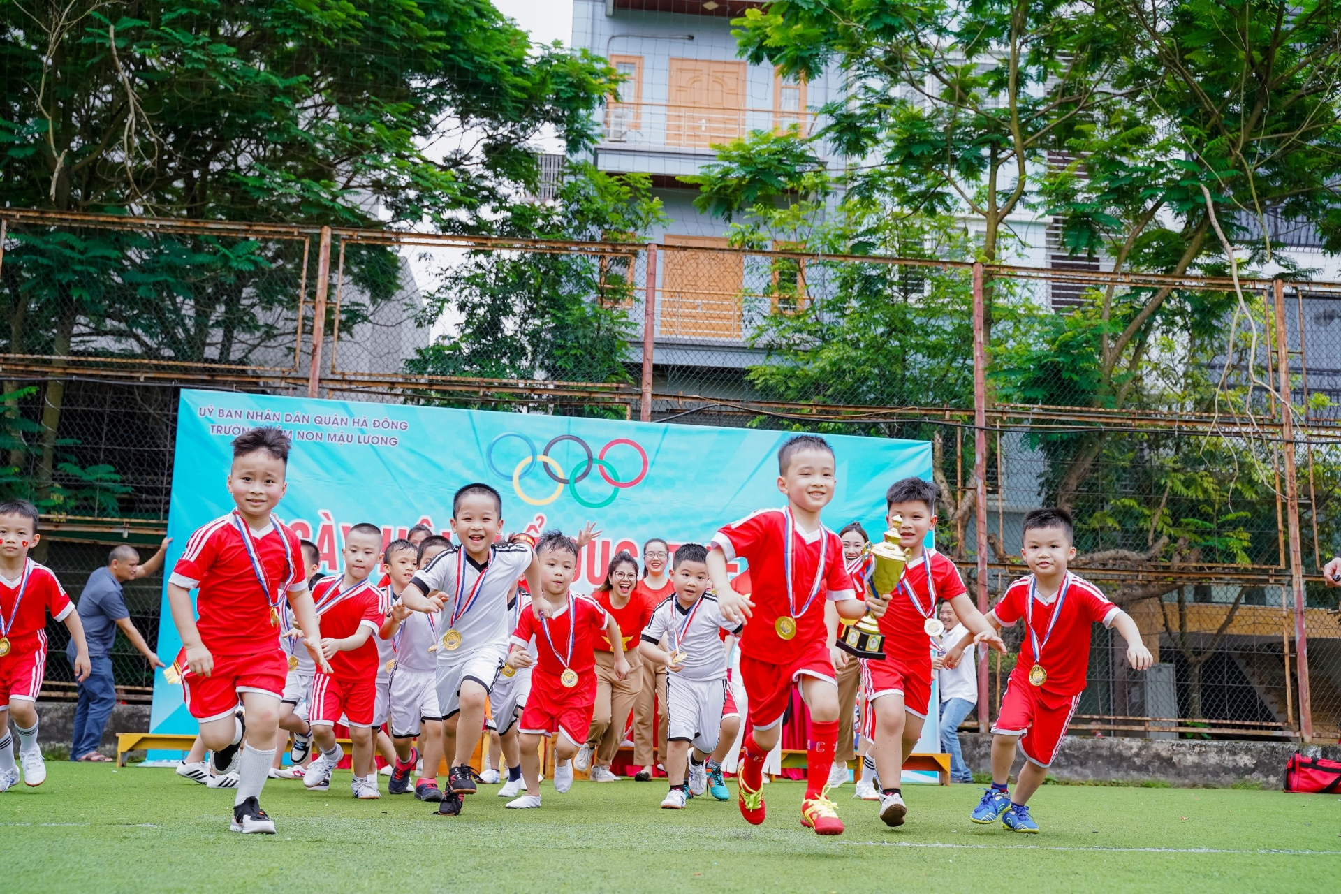 Trường mầm non Mậu Lương: Mở Hội Thể dục Thể thao chào mừng 30/4- 1/5 Trường mầm non Mậu Lương: Mở Hội Thể dục Thể thao chào mừng 30/4- 1/5