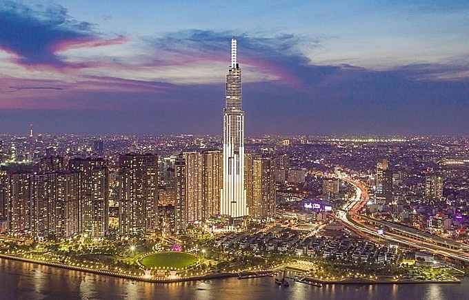 Một góc TP Hồ Chí Minh hiện đại. Ảnh: TTXVN
