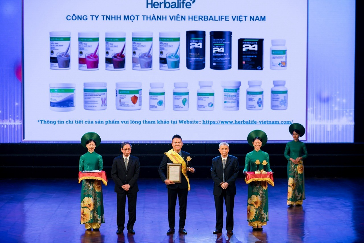 Herbalife Việt Nam đạt giải thưởng “Sản phẩm vàng vì sức khỏe cộng đồng 2024”