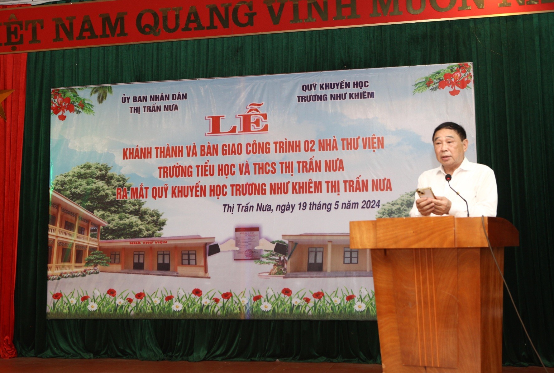 Triệu Sơn (Thanh Hóa): Khánh thành Nhà Thư viện và ra mắt Quỹ Khuyến học Trương Như Khiêm