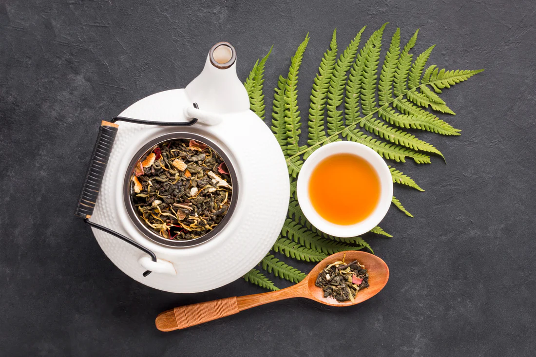 Trà bá tước mang hương vị tổng hòa của các loại trà trắng, trà đen, trà ô long