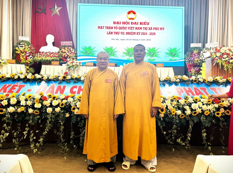 TT. Thích Nguyên Thái, Phó BTS GHPGVN tỉnh, Trưởng BTS GHPGVN thị xã Phú Mỹ