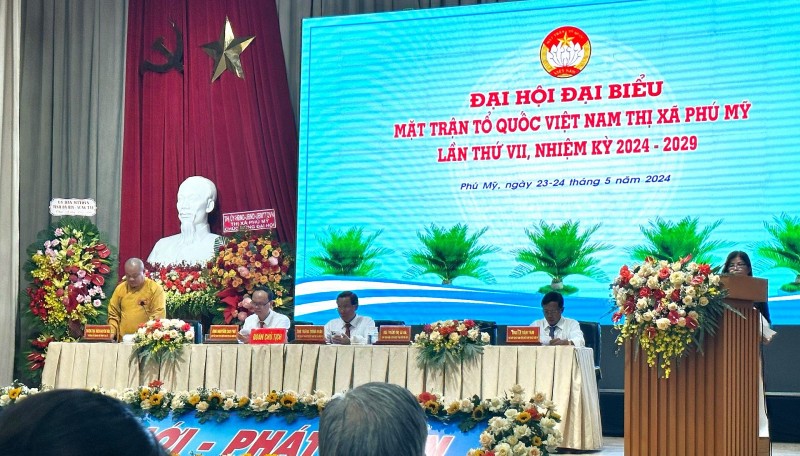 Bà Rịa – Vũng Tàu: Đại hội đại biểu MTTQ Việt Nam thị xã Phú Mỹ lần thứ VII nhiệm kỳ 2024-2029