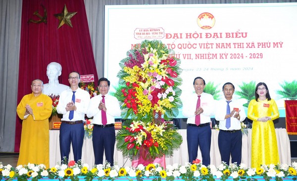 Bà Rịa – Vũng Tàu: Đại hội đại biểu MTTQ Việt Nam thị xã Phú Mỹ lần thứ VII nhiệm kỳ 2024-2029