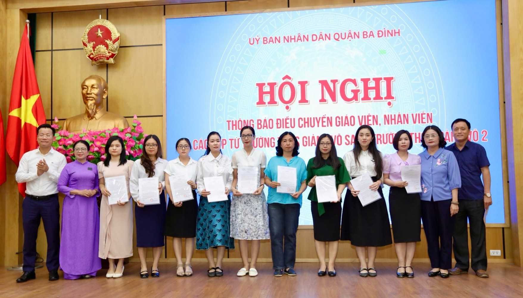 Hà Nội: Quận Ba Đình kiện toàn nhân sự Trường THCS Giảng Võ 2
