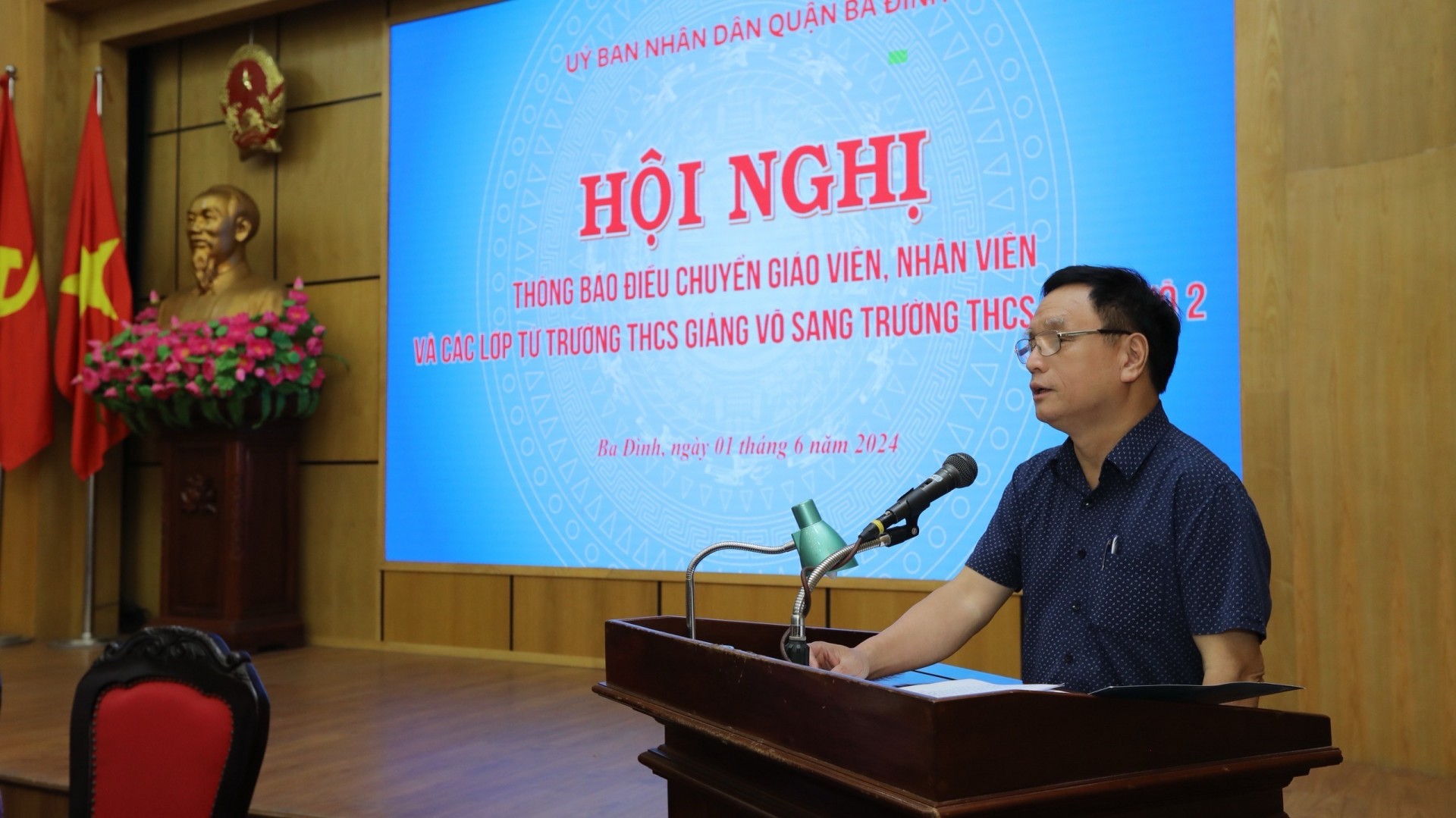 Hà Nội: Quận Ba Đình kiện toàn nhân sự Trường THCS Giảng Võ 2