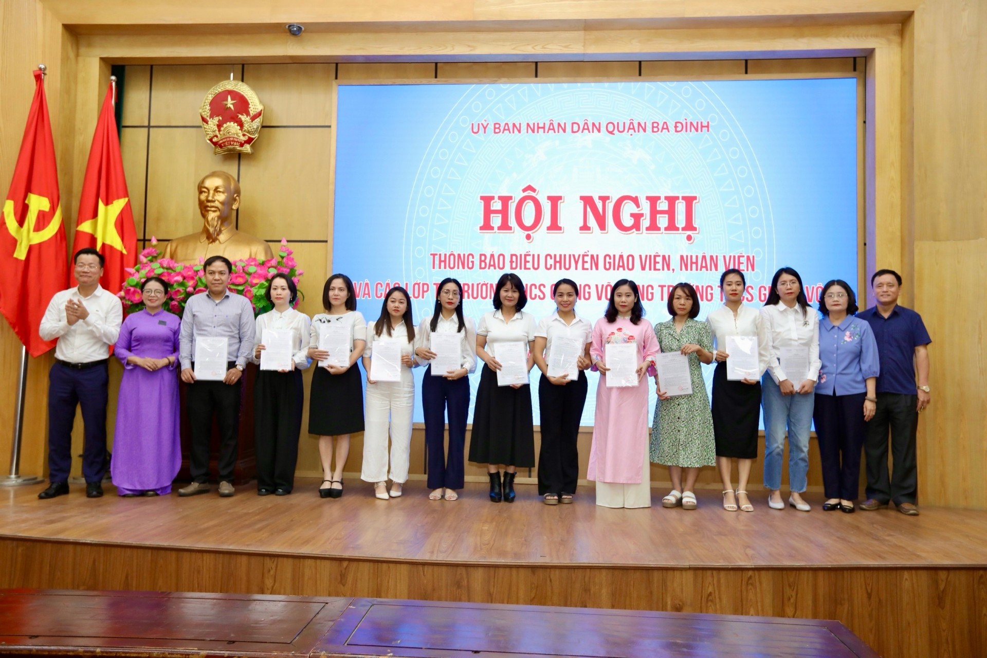 Hà Nội: Quận Ba Đình kiện toàn nhân sự Trường THCS Giảng Võ 2
