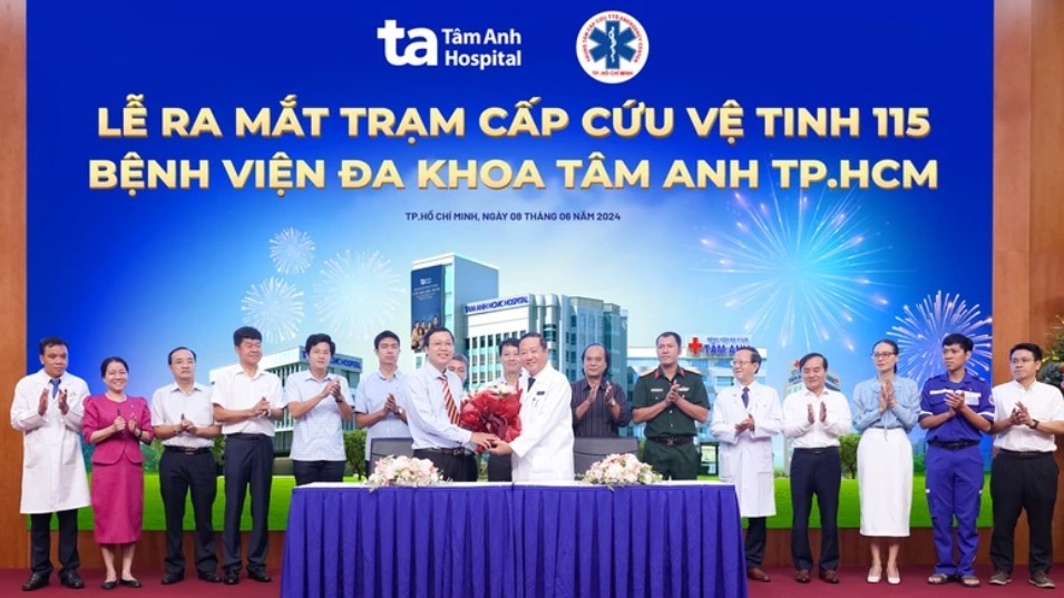 Ra mắt Trạm cấp cứu vệ tinh 115 thành phố Hồ Chí Minh