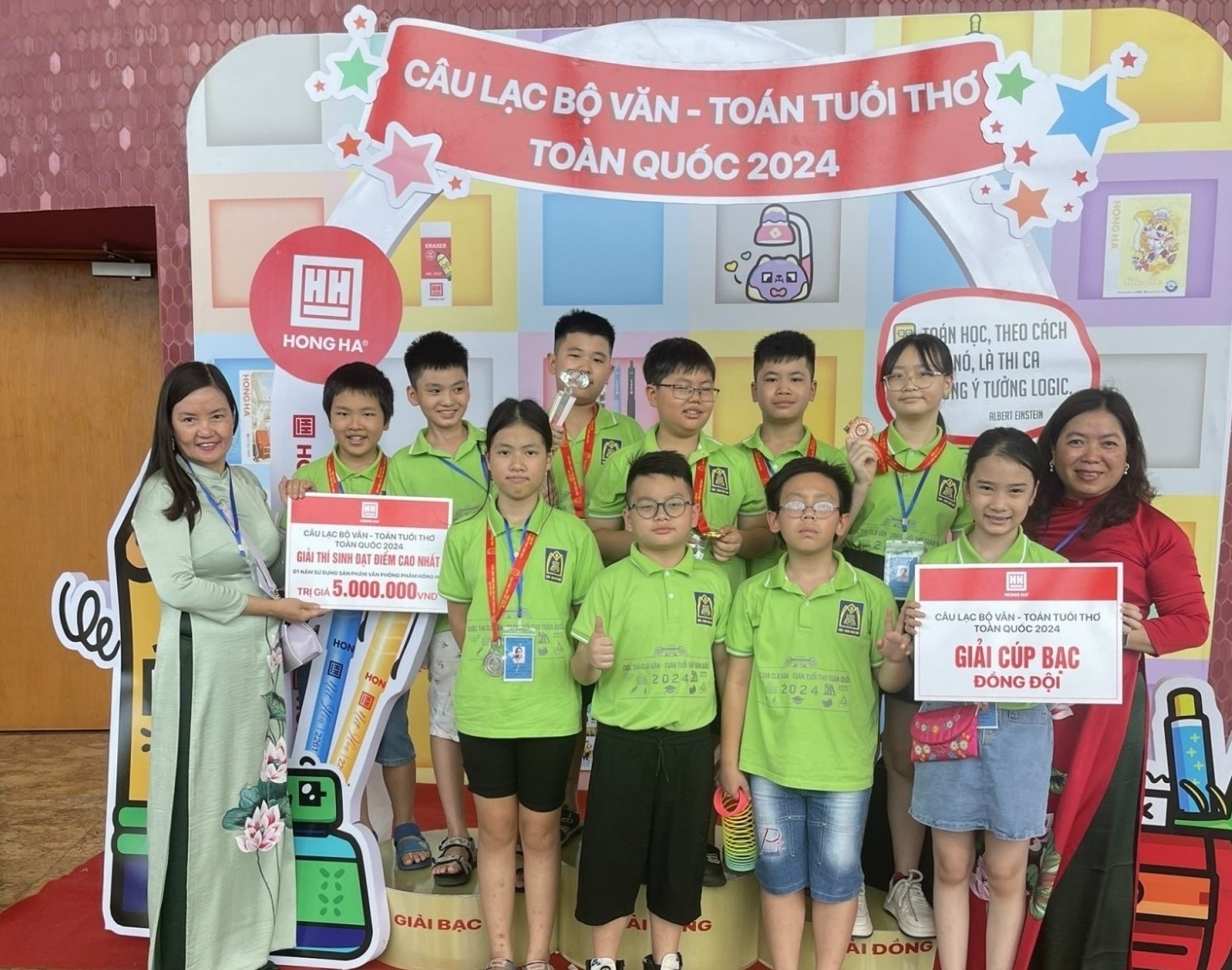 Hà Nội: Đoàn học sinh quận Ba Đình xuất sắc giành nhiều giải cao trong cuộc thi CLB Văn - Toán tuổi thơ toàn quốc 2024