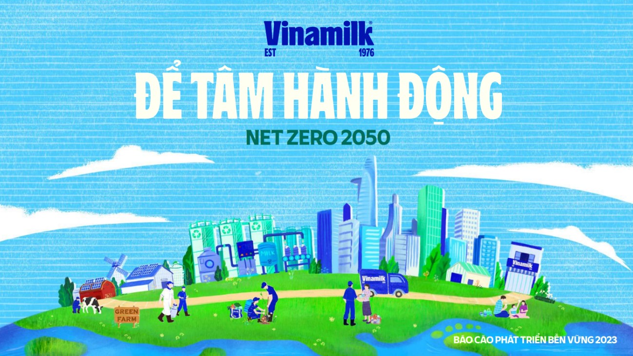 Vinamilk công bố báo cáo phát triển bền vững, chọn chủ đề: NET ZERO 2050