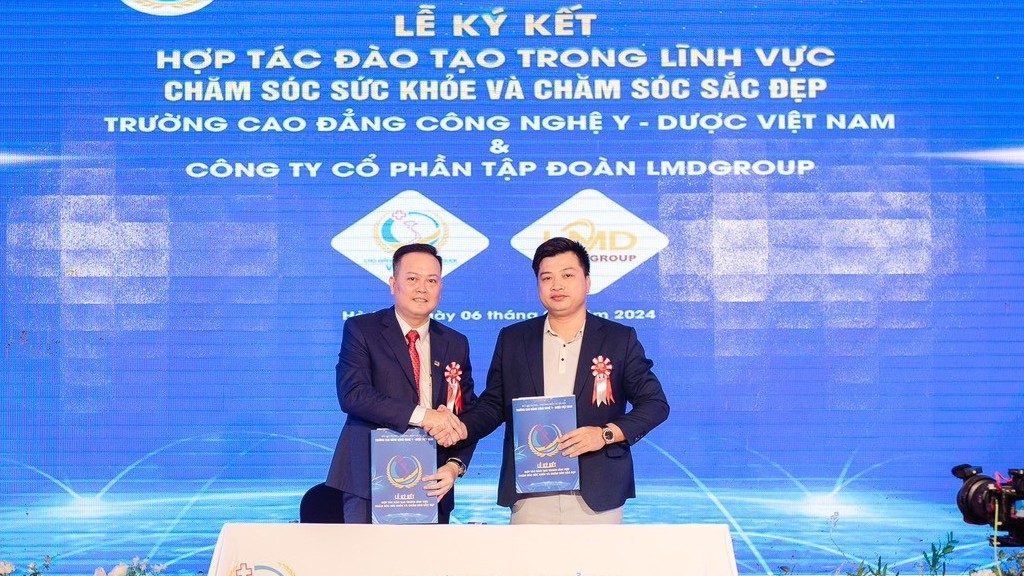 LMD Group ký kết hợp tác với Trường Cao đẳng Công nghệ Y - Dược Việt Nam