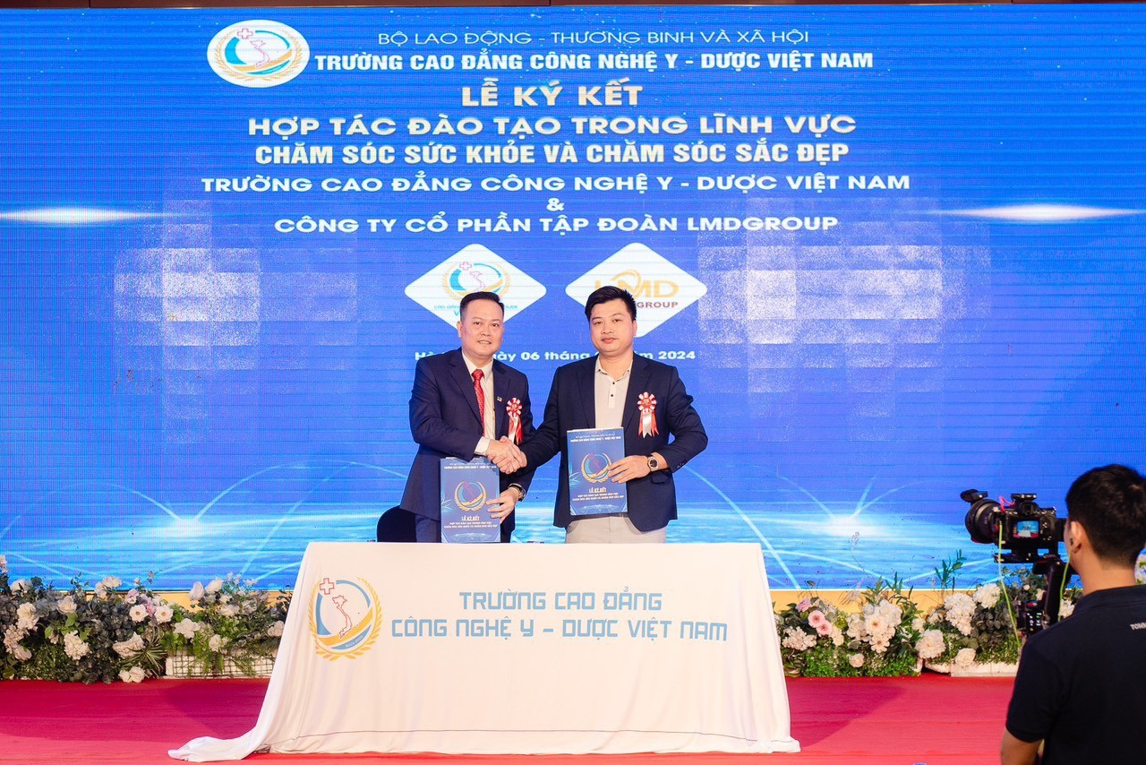 LMD Group ký kết hợp tác với Trường Cao đẳng Công nghệ Y - Dược Việt Nam