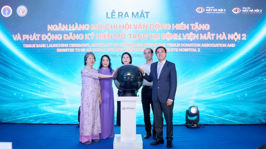 Bệnh viện Mắt Hà Nội 2 tổ chức ra mắt Ngân hàng mô
