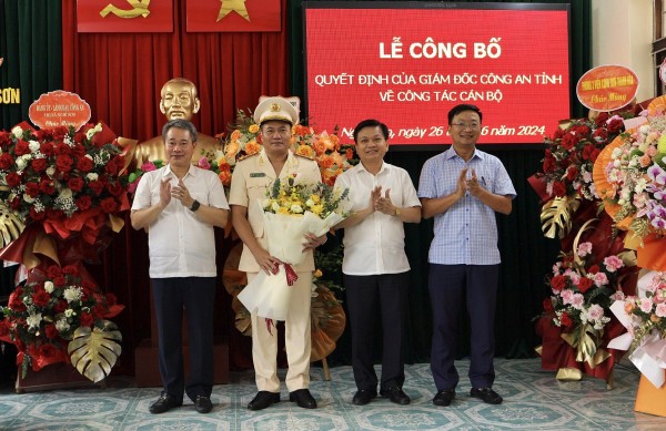 Thị xã Nghi Sơn - Thanh Hoá có tân Trưởng công an