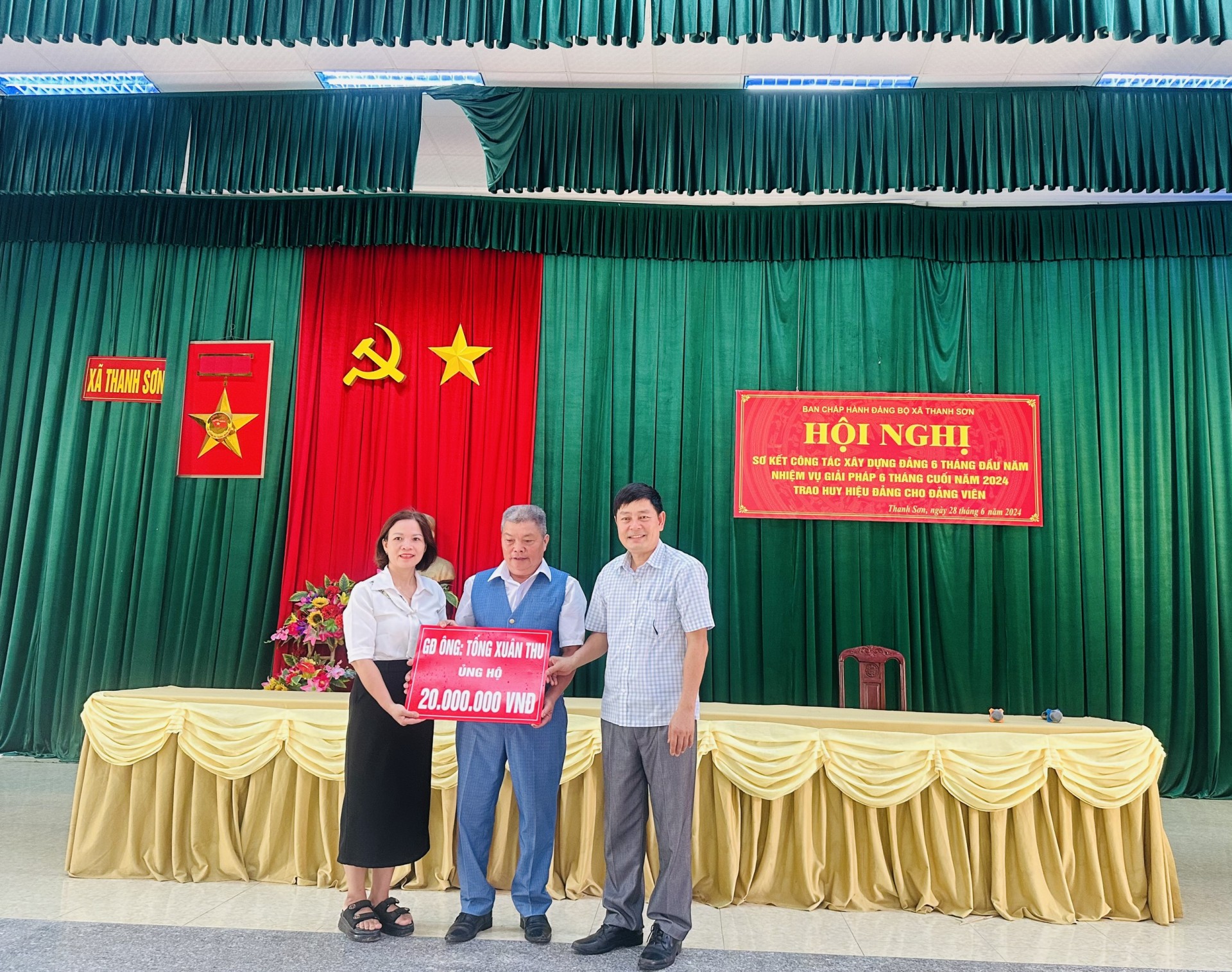 Đảng bộ xã Thanh Sơn sơ kết 6 tháng đầu năm, triển khai nhiệm vụ, giải pháp 6 tháng cuối năm 2024