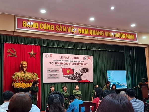 Lễ Phát động Chiến dịch vận động ủng hộ tri ân Liệt sĩ “Gọi tên những vì sao đất nước”