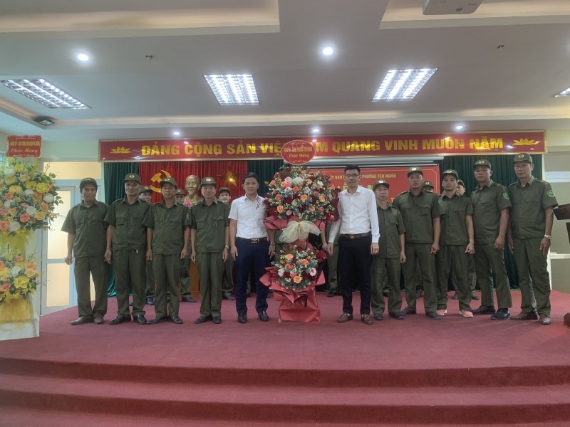 Hà Nội: Phường Yên Nghĩa ra mắt lực lượng tham gia bảo vệ an ninh trật tự ở cơ sở