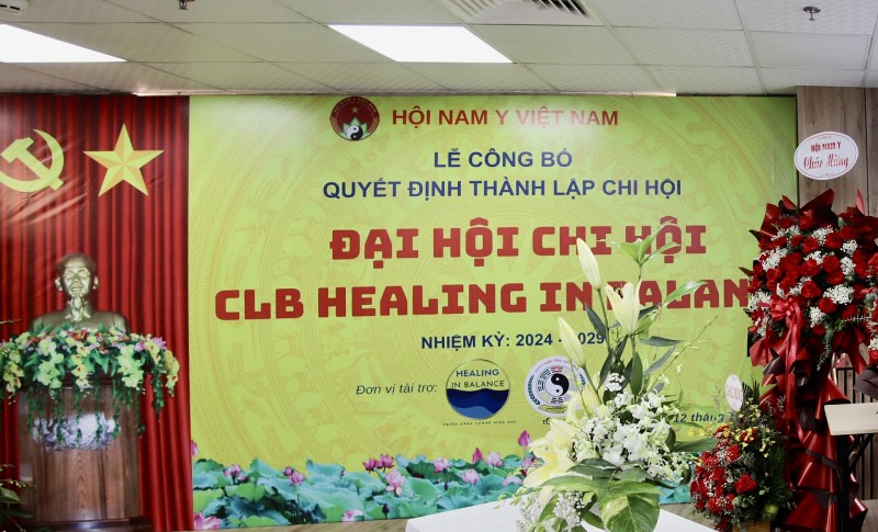 Hội Nam Y Việt Nam công bố Quyết định thành lập Chi hội CLB Healing In Balance