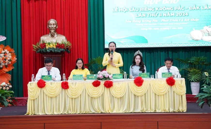 Đắk Lắk: Lễ hội sầu riêng Krông Pắk lần thứ II năm 2024