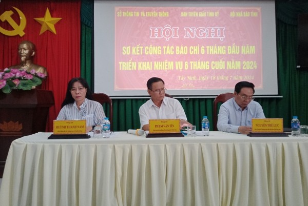 Tây Ninh: Tổ chức Hội nghị giao ban báo chí 6 tháng đầu năm 2024