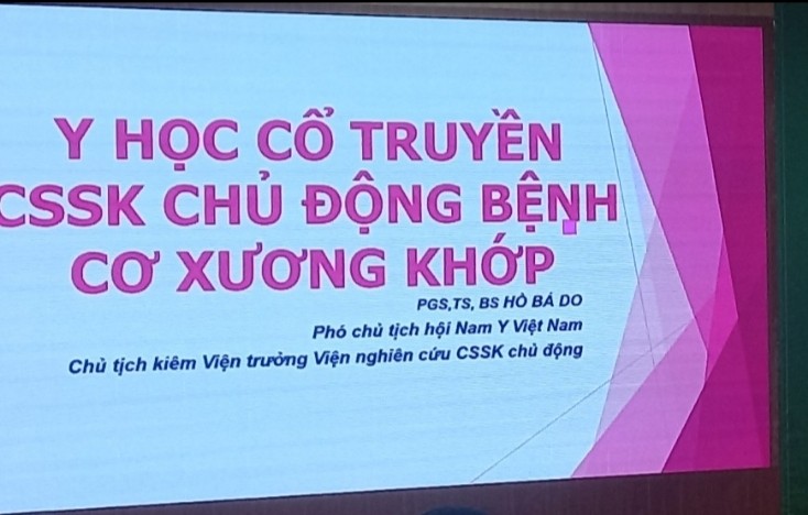 Chi hội Nam y tỉnh Thái Nguyên sơ kết hoạt động 6 tháng đầu năm 2024 và tổ chức hội thảo chia sẻ về bệnh xương khớp theo YHCT