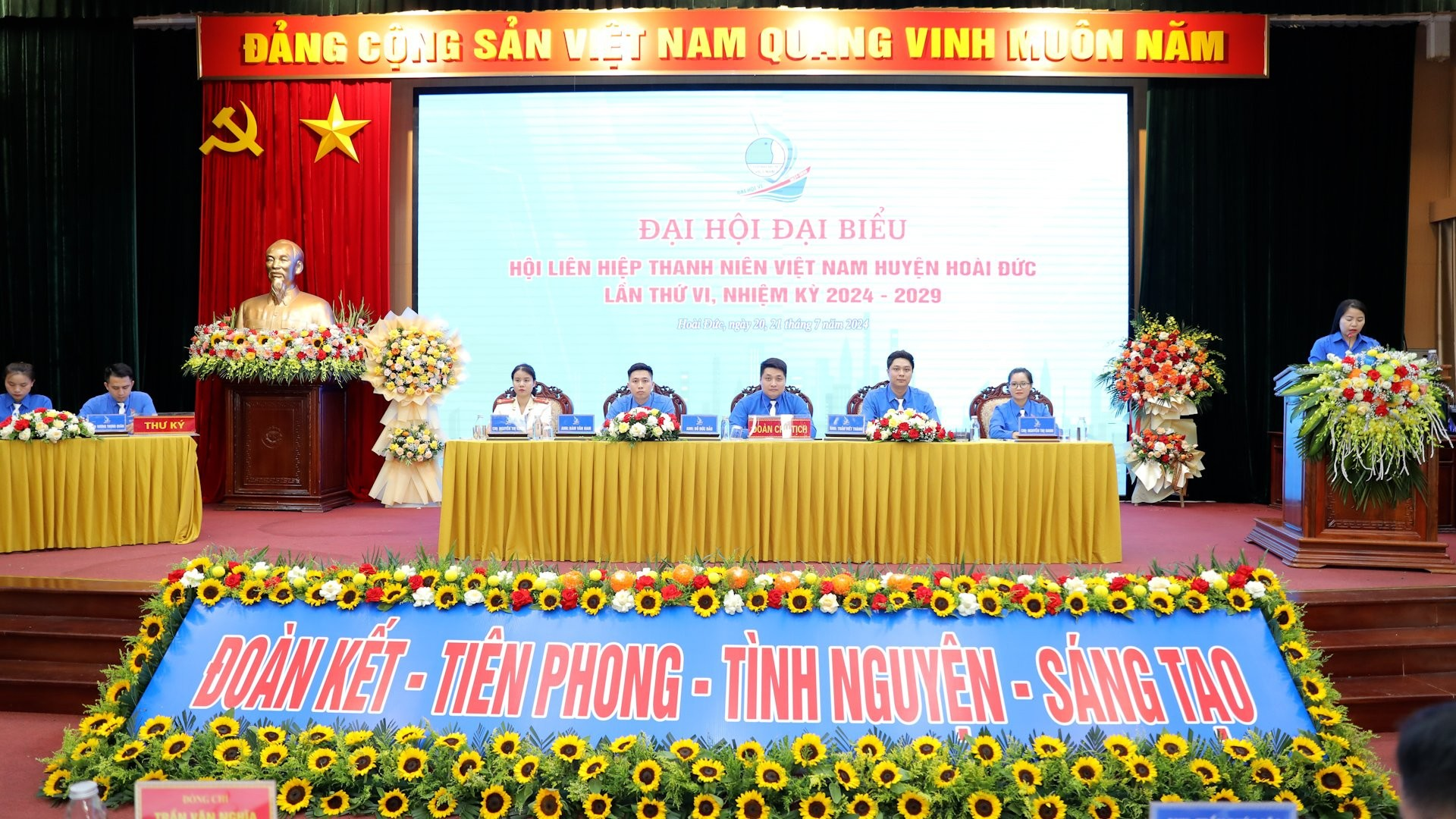 Khai mạc Đại hội đại biểu Hội LHTN Việt Nam huyện Hoài Đức lần thứ VI, nhiệm kỳ 2024-2029