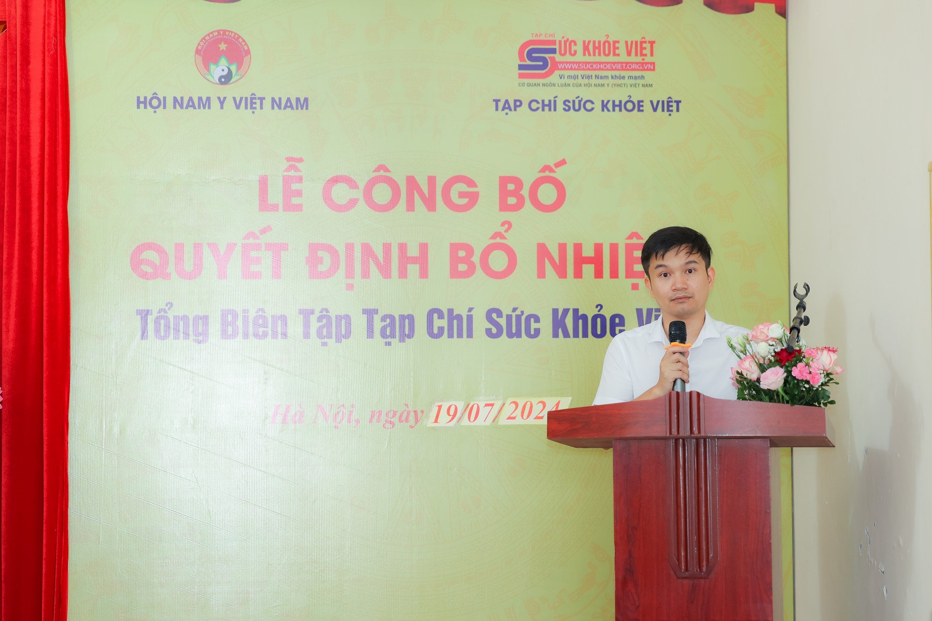 Hà Nội: Nhà báo Chúc Kim Vinh giữ chức Tổng biên tập Tạp chí Sức khoẻ Việt