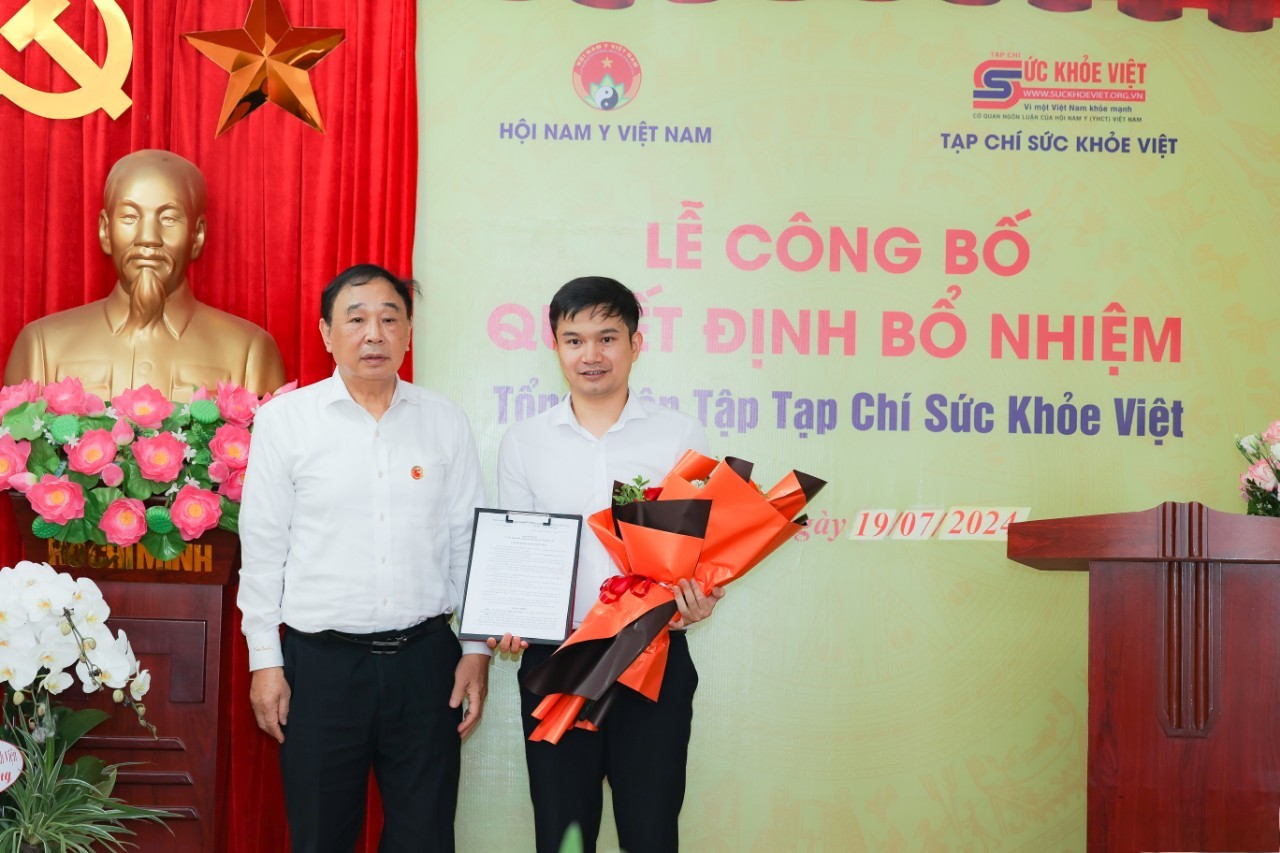 Hà Nội: Nhà báo Chúc Kim Vinh giữ chức Tổng biên tập Tạp chí Sức khoẻ Việt