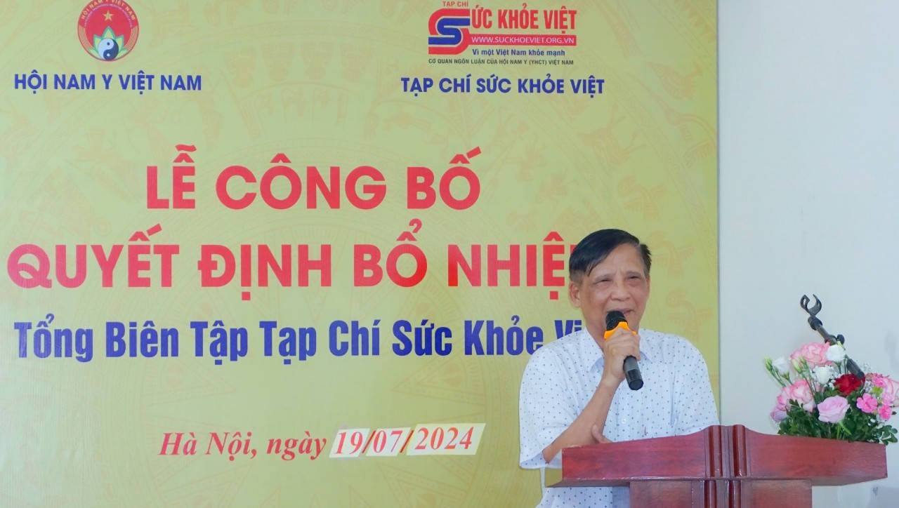 Hà Nội: Nhà báo Chúc Kim Vinh giữ chức Tổng biên tập Tạp chí Sức khoẻ Việt