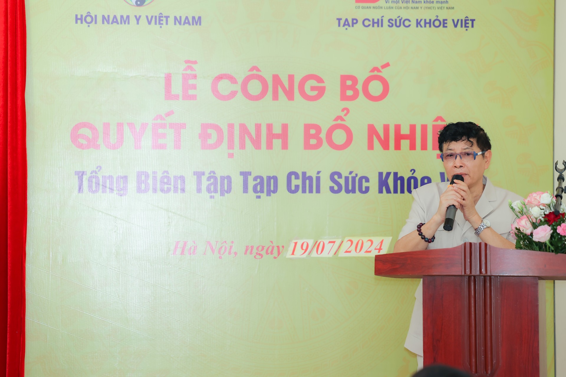 Hà Nội: Nhà báo Chúc Kim Vinh giữ chức vụ Tổng biên tập Tạp chí Sức khoẻ Việt