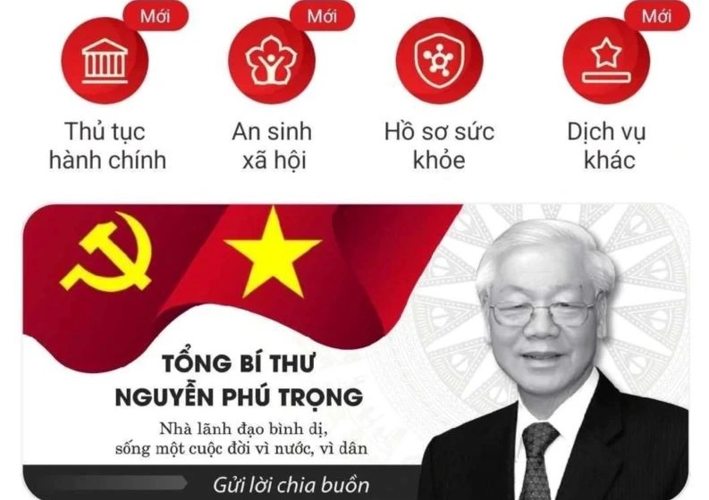 Lập sổ tang điện tử để người dân tưởng nhớ Tổng Bí thư Nguyễn Phú Trọng