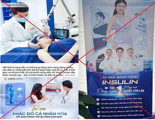 TP Hồ Chí Minh: Phòng khám quảng cáo cấy vi sợi sinh học Insulin để giảm béo có nhiều sai phạm
