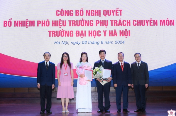 Trường Đại học Y Hà Nội bổ nhiệm 2 Phó Hiệu trưởng